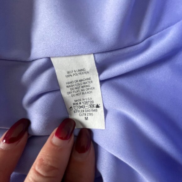 Francescas Floral Blue Sleeveless Midi Dress M 100% Polyester USA Cottagecore - Picture 6 of 10